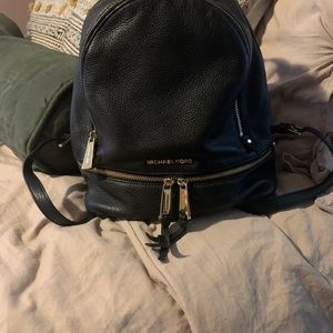 Michael Kors Rhea Medium Leather Backpack